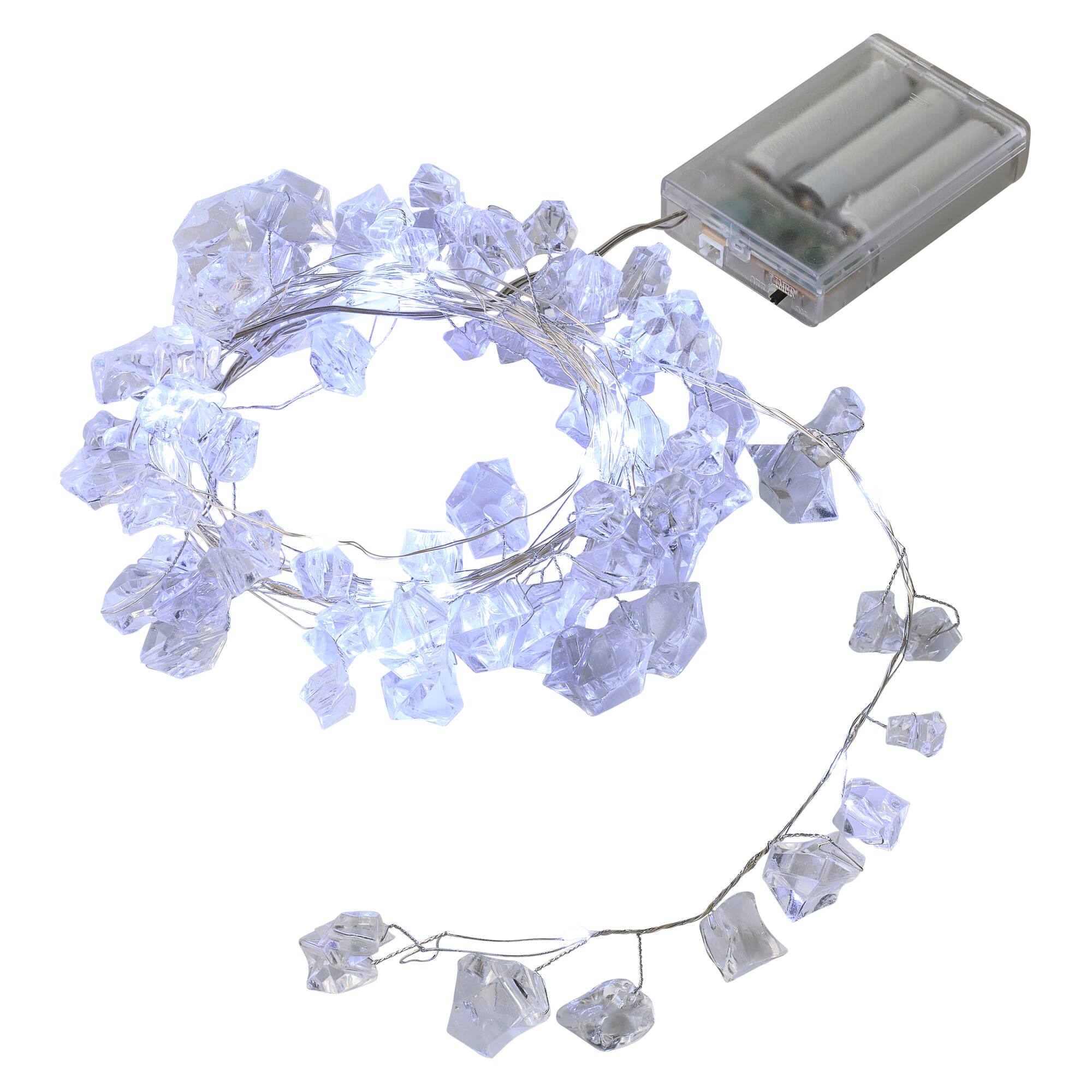 40ct. Cool White LED Ice Chips String Lights by Ashland®